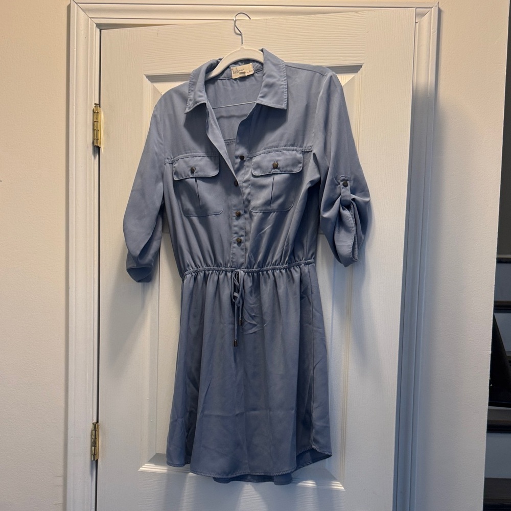 BeBop Light Blue Mini Dress